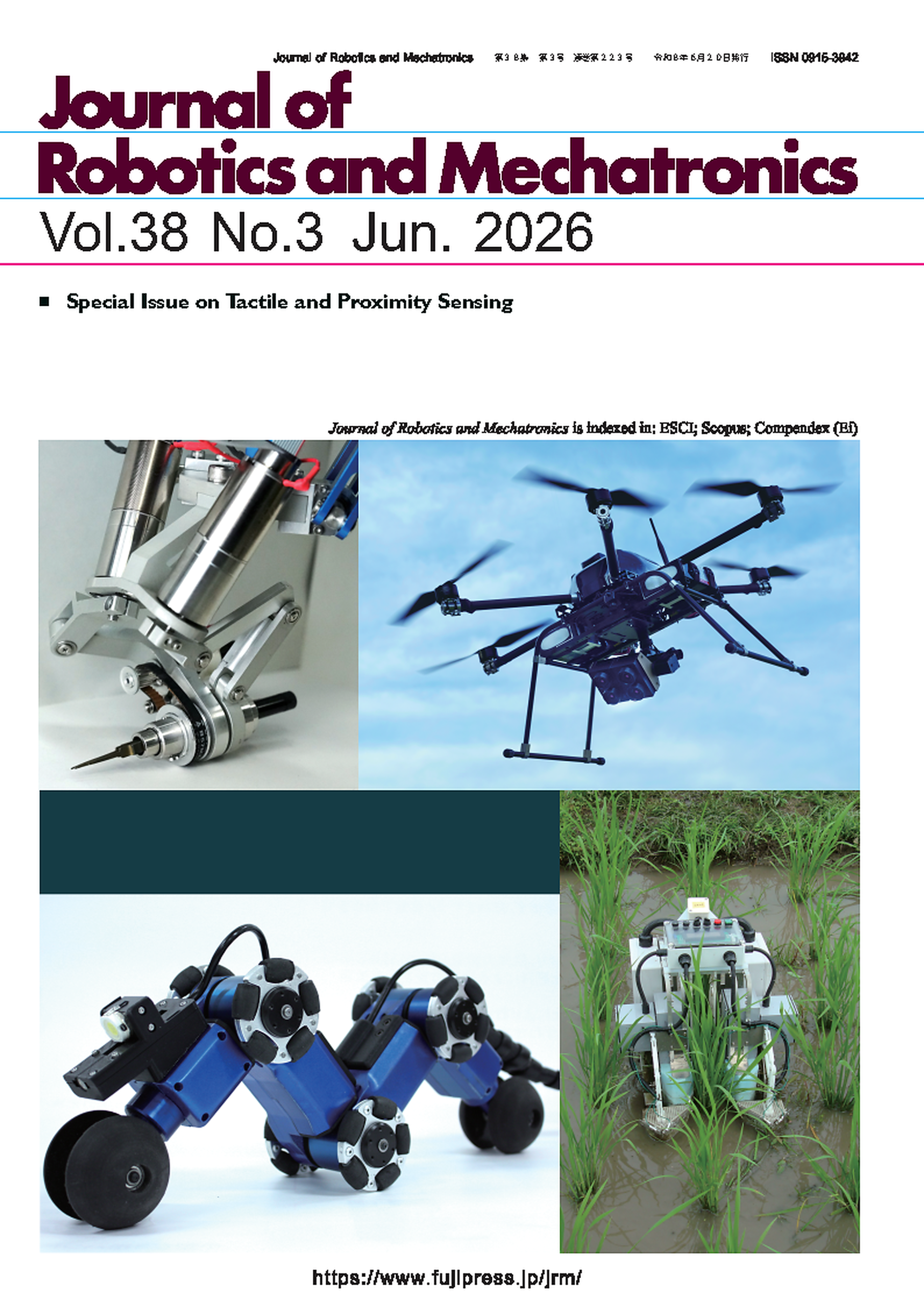 Journal of Robotics and Mechatronics cover